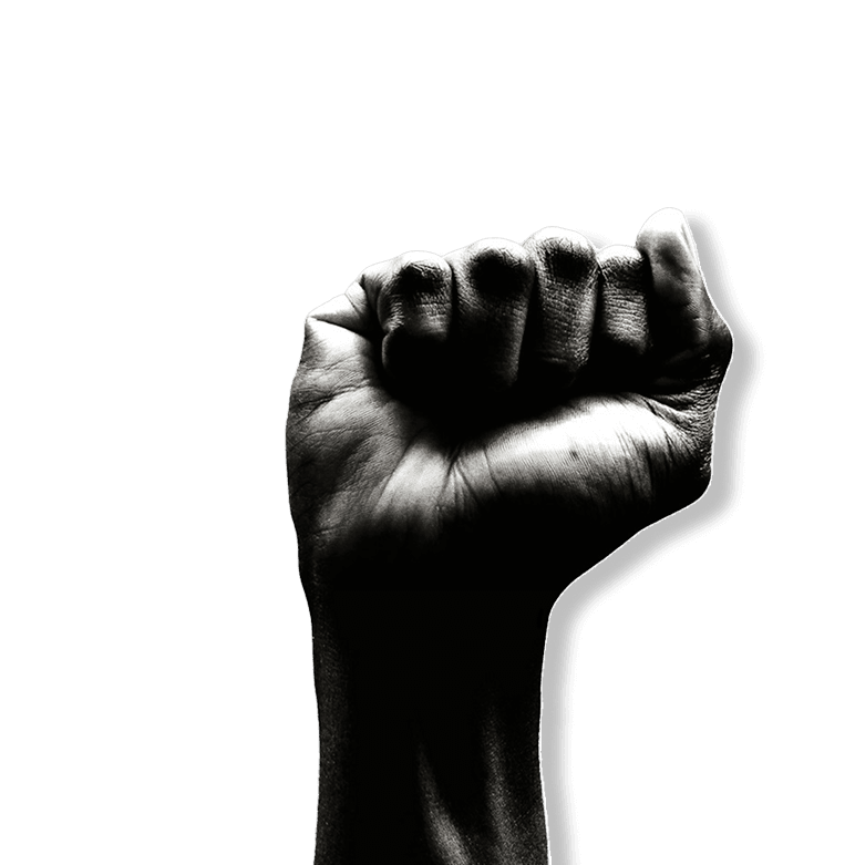 Raised fist